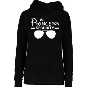 Princess Security Funny Birthday Halloween Party Design Womens Funnel Neck Pullover Hood