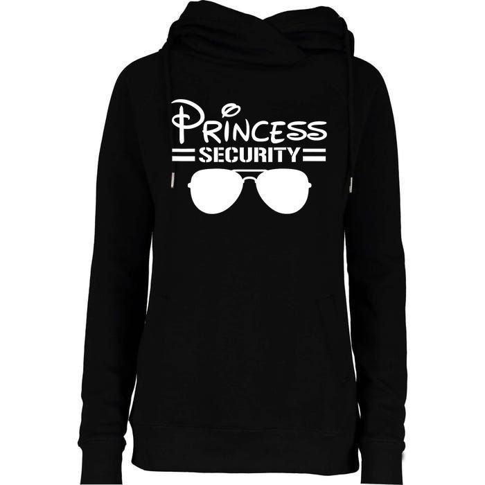 Princess Security Funny Birthday Halloween Party Design Womens Funnel Neck Pullover Hood