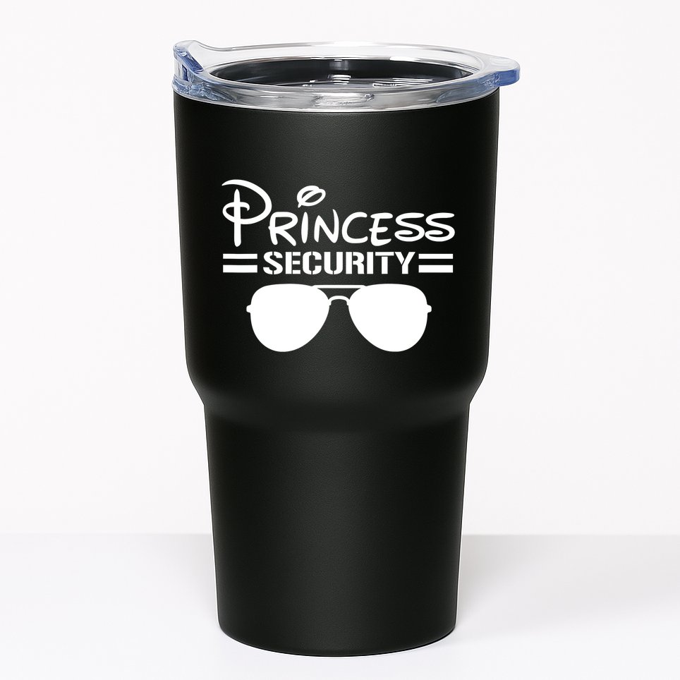 Princess Security Funny Birthday Halloween Party Design Tumbler