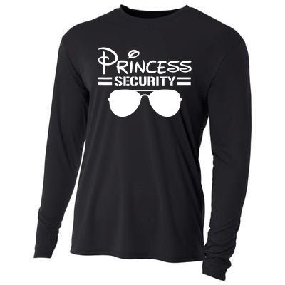 Princess Security Funny Birthday Halloween Party Design Cooling Performance Long Sleeve Crew