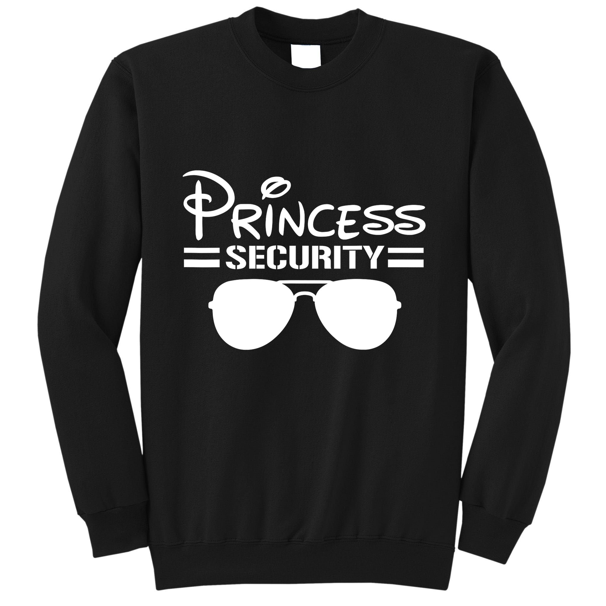 Princess Security Funny Birthday Halloween Party Design Tall Sweatshirt
