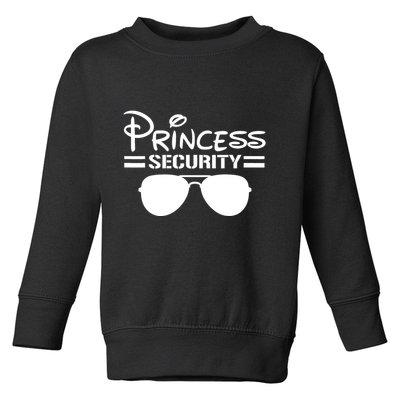 Princess Security Funny Birthday Halloween Party Design Toddler Sweatshirt