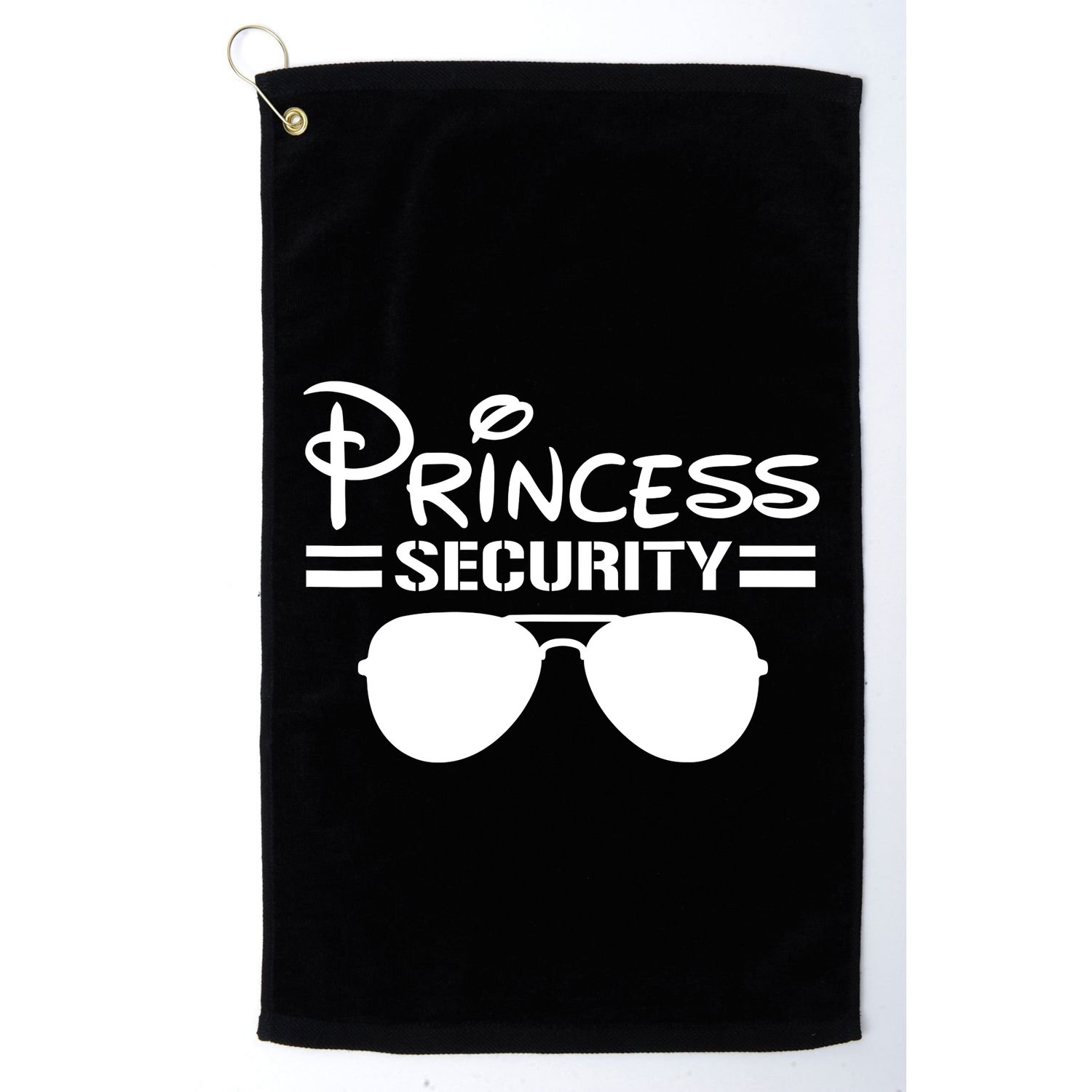 Princess Security Funny Birthday Halloween Party Design Golf Towel