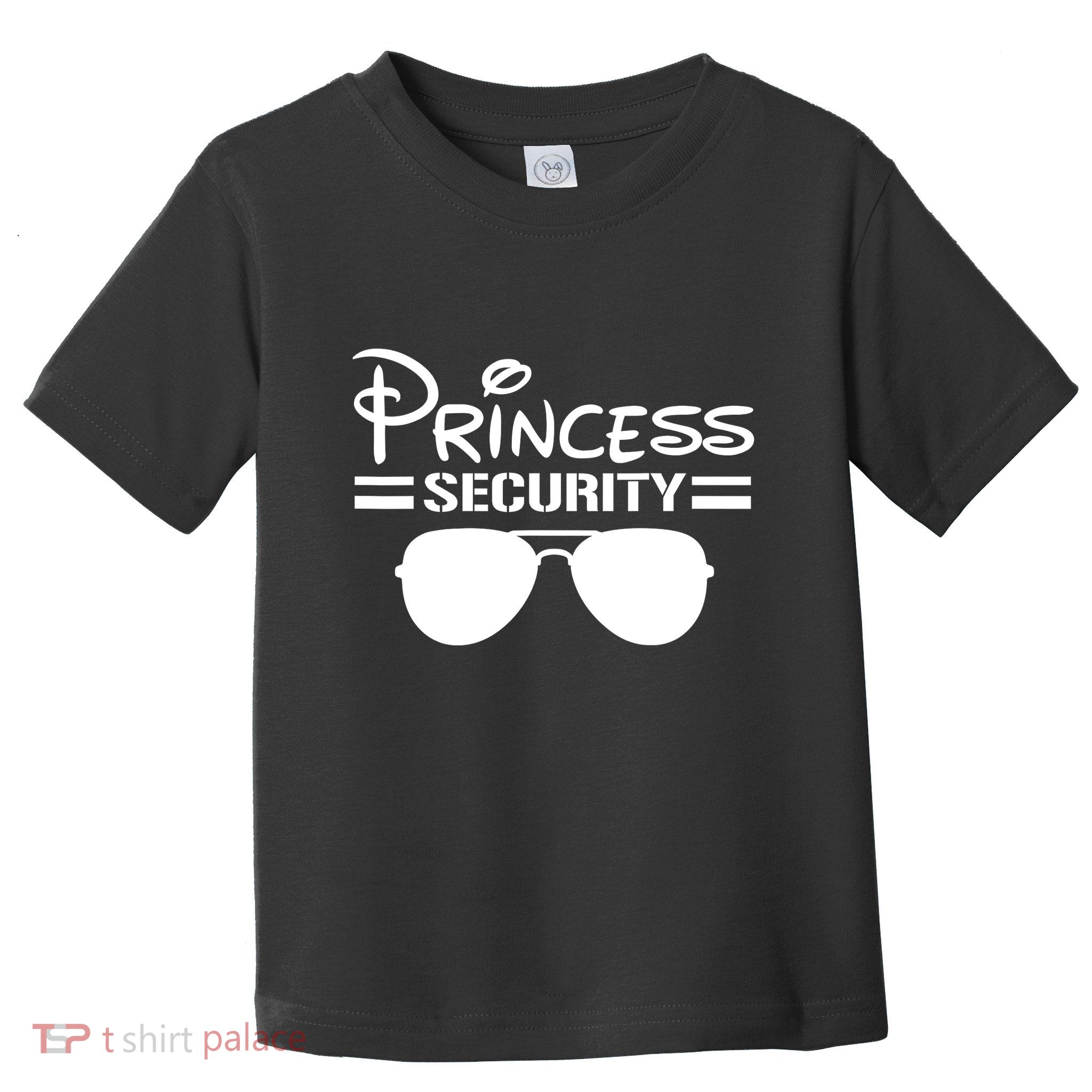 Princess Security Funny Birthday Halloween Party Design Toddler T-Shirt