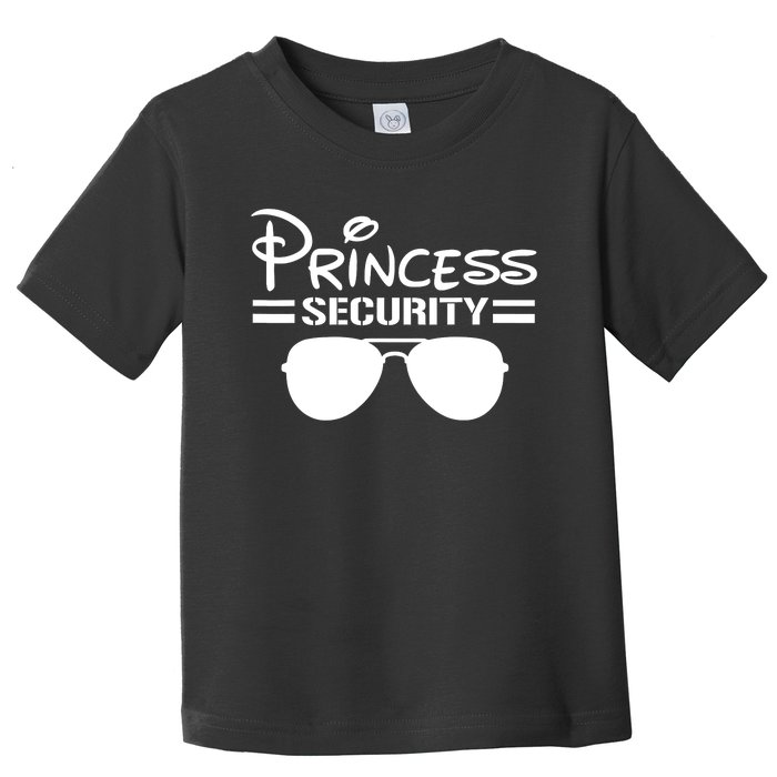 Princess Security Funny Birthday Halloween Party Design Toddler T-Shirt