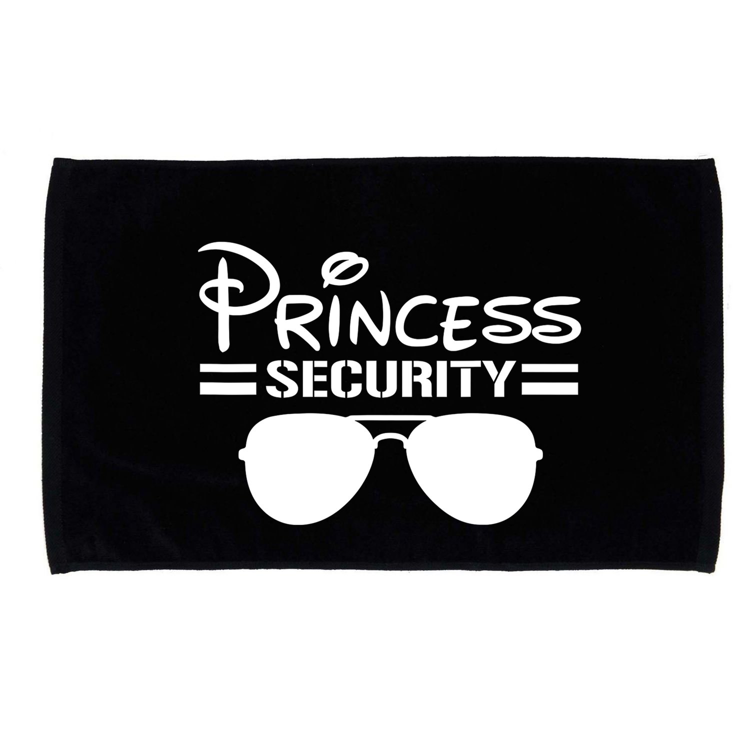 Princess Security Funny Birthday Halloween Party Design Microfiber Hand Towel
