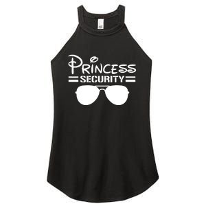 Princess Security Funny Birthday Halloween Party Design Women's Perfect Tri Rocker Tank