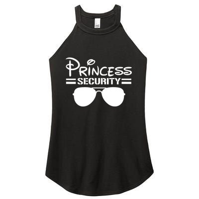 Princess Security Funny Birthday Halloween Party Design Women's Perfect Tri Rocker Tank