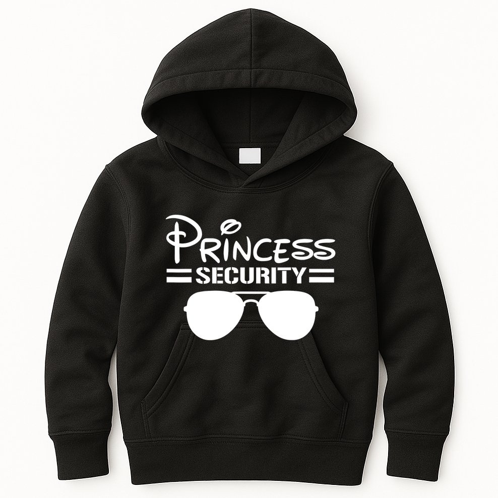 Princess Security Funny Birthday Halloween Party Design Kids Hoodie