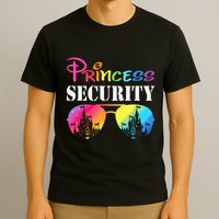Princess Security Family Mom Dad Birthday T-Shirt
