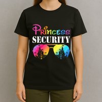 Princess Security Family Mom Dad Birthday T-Shirt