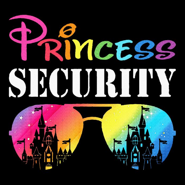 Princess Security Family Mom Dad Birthday T-Shirt