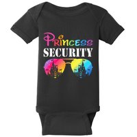 Princess Security Family Mom Dad Birthday Baby Bodysuit
