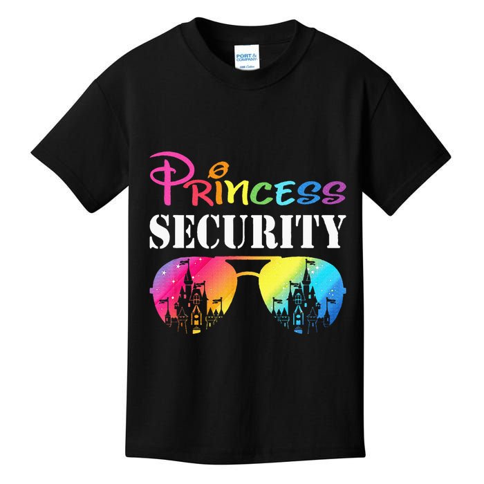 Princess Security Family Mom Dad Birthday Kids T-Shirt