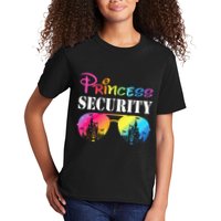 Princess Security Family Mom Dad Birthday Kids T-Shirt