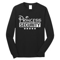 Princess Security Funny Birthday Halloween Party Design Long Sleeve Shirt