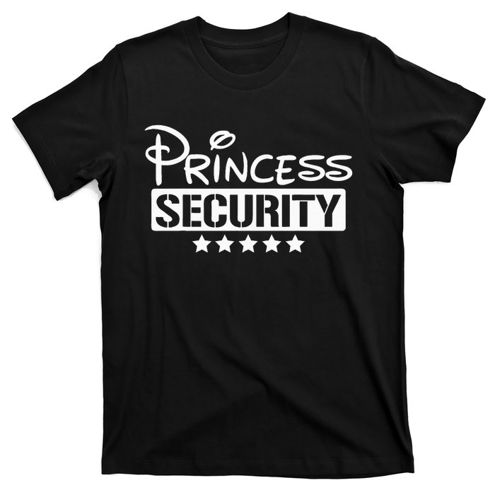 Princess Security Funny Birthday Halloween Party Design T-Shirt