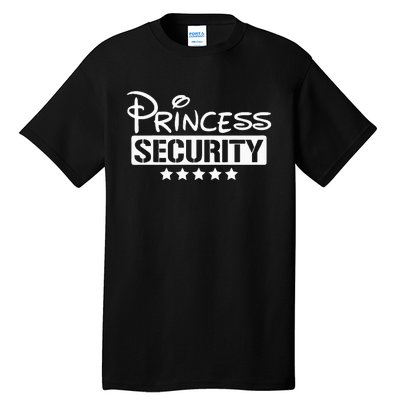 Princess Security Funny Birthday Halloween Party Design Tall T-Shirt