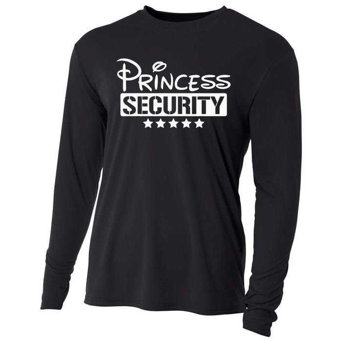 Princess Security Funny Birthday Halloween Party Design Cooling Performance Long Sleeve Crew