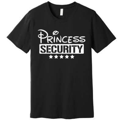 Princess Security Funny Birthday Halloween Party Design Premium T-Shirt