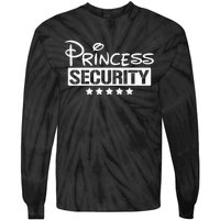 Princess Security Funny Birthday Halloween Party Design Tie-Dye Long Sleeve Shirt