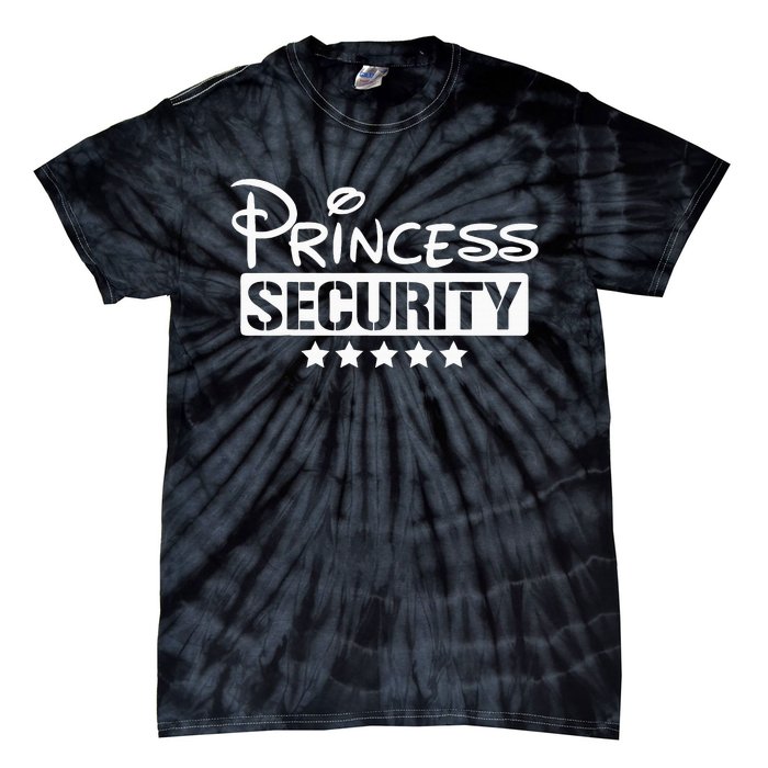 Princess Security Funny Birthday Halloween Party Design Tie-Dye T-Shirt