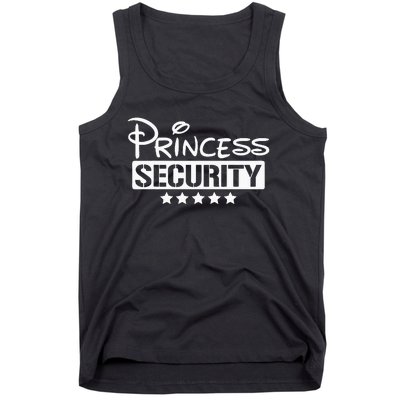 Princess Security Funny Birthday Halloween Party Design Tank Top