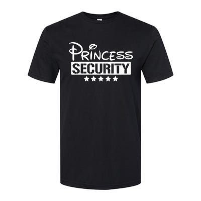 Princess Security Funny Birthday Halloween Party Design Softstyle CVC T-Shirt