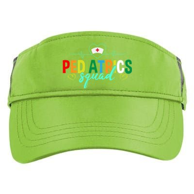 Pediatrics Squad Funny Pediatric Nurse Care Health Cute Gift Adult Drive Performance Visor