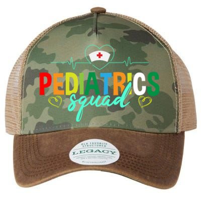 Pediatrics Squad Funny Pediatric Nurse Care Health Cute Gift Legacy Tie Dye Trucker Hat