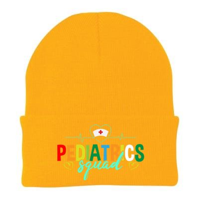 Pediatrics Squad Funny Pediatric Nurse Care Health Cute Gift Knit Cap Winter Beanie