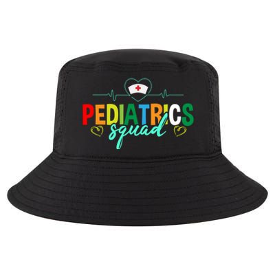 Pediatrics Squad Funny Pediatric Nurse Care Health Cute Gift Cool Comfort Performance Bucket Hat