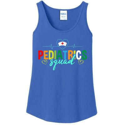 Pediatrics Squad Funny Pediatric Nurse Care Health Cute Gift Ladies Essential Tank