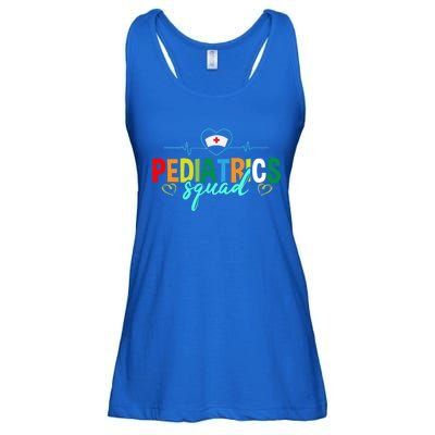 Pediatrics Squad Funny Pediatric Nurse Care Health Cute Gift Ladies Essential Flowy Tank