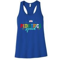 Pediatrics Squad Funny Pediatric Nurse Care Health Cute Gift Women's Racerback Tank