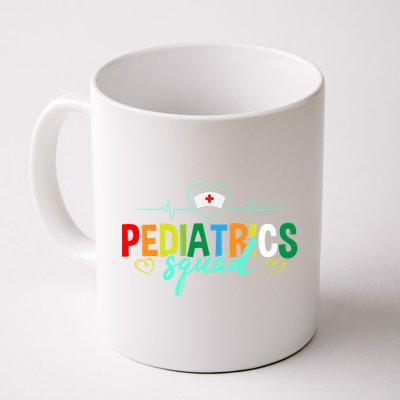 Pediatrics Squad Funny Pediatric Nurse Care Health Cute Gift Coffee Mug