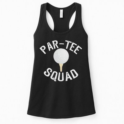 Par Squad Funny Golf Design For Golf Lovers Womens Tank Top