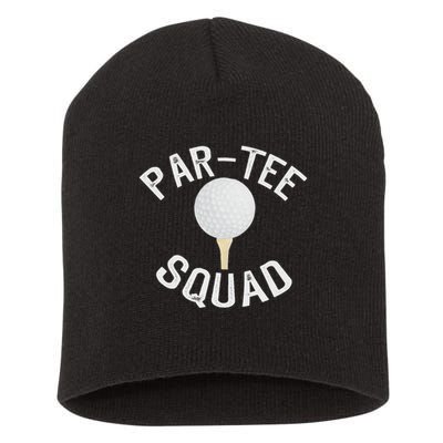 Par Squad Funny Golf Design For Golf Lovers Short Acrylic Beanie