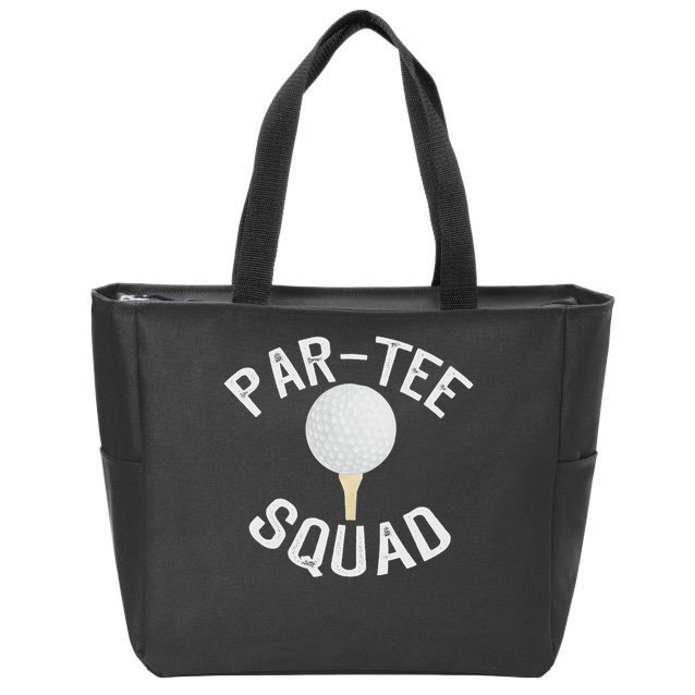 Par Squad Funny Golf Design For Golf Lovers Zip Tote Bag