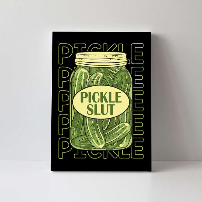 Pickle Slut Funny Pickle Slut Who Loves Pickles Apaprel Canvas