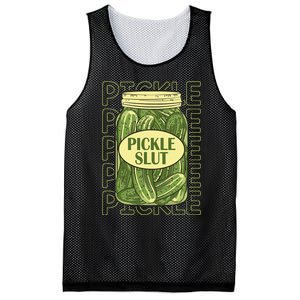 Pickle Slut Funny Pickle Slut Who Loves Pickles Apaprel Mesh Reversible Basketball Jersey Tank