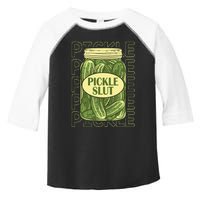 Pickle Slut Funny Pickle Slut Who Loves Pickles Apaprel Toddler Fine Jersey T-Shirt