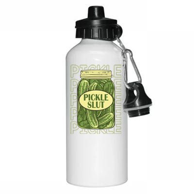 Pickle Slut Funny Pickle Slut Who Loves Pickles Apaprel Aluminum Water Bottle