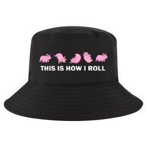 Pig Swine Farm Animal Funny This Is How I Roll Pig Cool Comfort Performance Bucket Hat