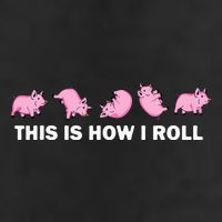 Pig Swine Farm Animal Funny This Is How I Roll Pig Adult Drive Performance Visor
