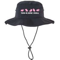 Pig Swine Farm Animal Funny This Is How I Roll Pig Bucket Hat