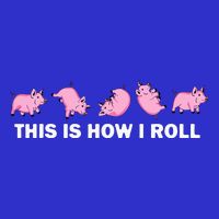 Pig Swine Farm Animal Funny This Is How I Roll Pig Sweatshirt
