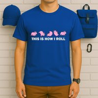 Pig Swine Farm Animal Funny This Is How I Roll Pig T-Shirt