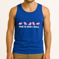 Pig Swine Farm Animal Funny This Is How I Roll Pig Tank Top