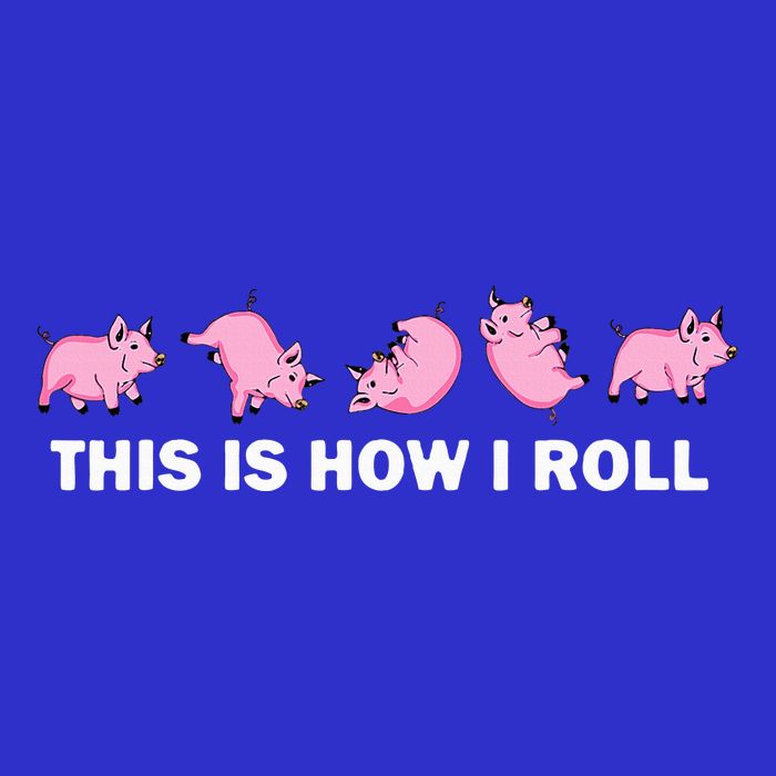 Pig Swine Farm Animal Funny This Is How I Roll Pig Visor